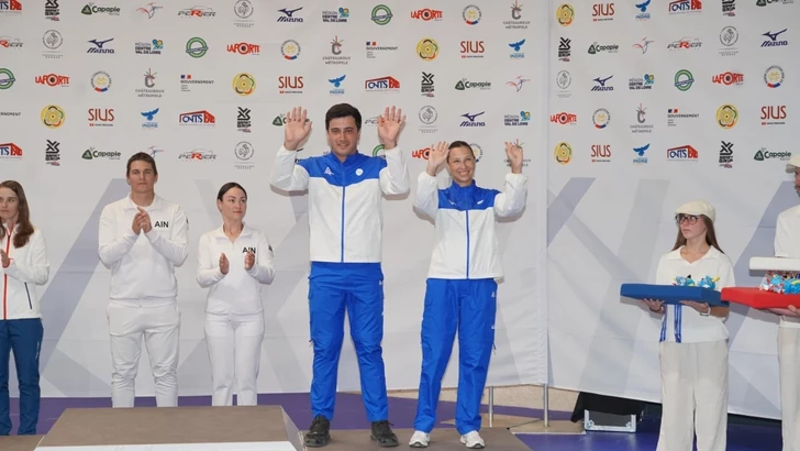 Los Tiradores Azerbaiyanos Ganaron Bronce en el Campeonato de Europa en Francia