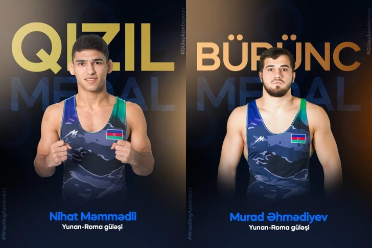Luchadores azerbaiyanos ganan oro y bronce en el cierre del torneo de Budapest