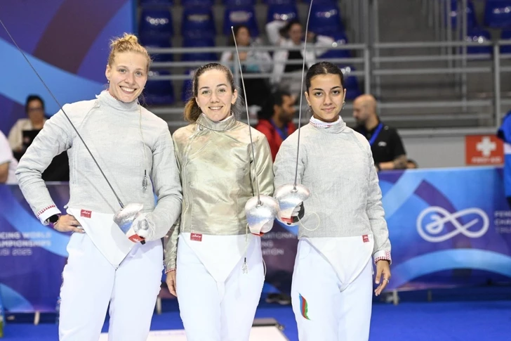 Las sablistas azerbaiyanas terminaron en el puesto 13 del Mundial