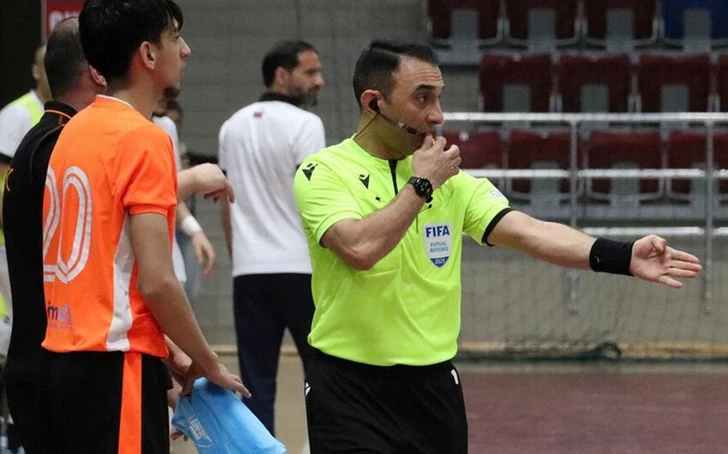 Un árbitro azerbaiyano dirigirá varios partidos de la Liga de Campeones de Futsal