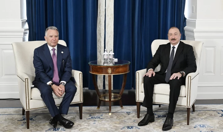 El presidente de Azerbaiyán se reunió con el enviado especial del presidente de EE.UU.