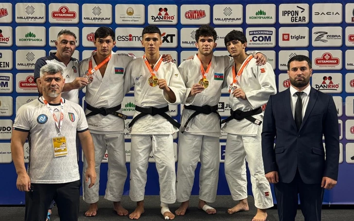 Judocas azerbaiyanos ganan cuatro medallas en la Copa de Europa