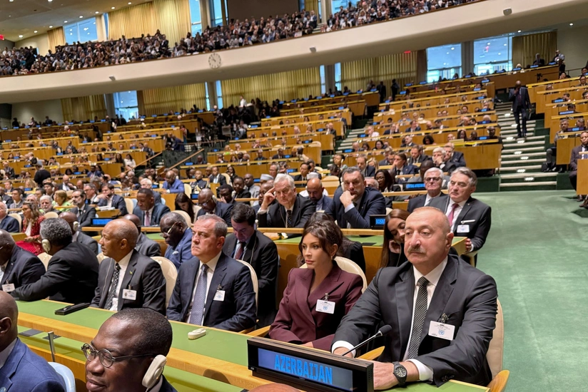 El Presidente Aliyev y la Primera Dama Asisten al Debate de Alto Nivel de la Asamblea General de la ONU