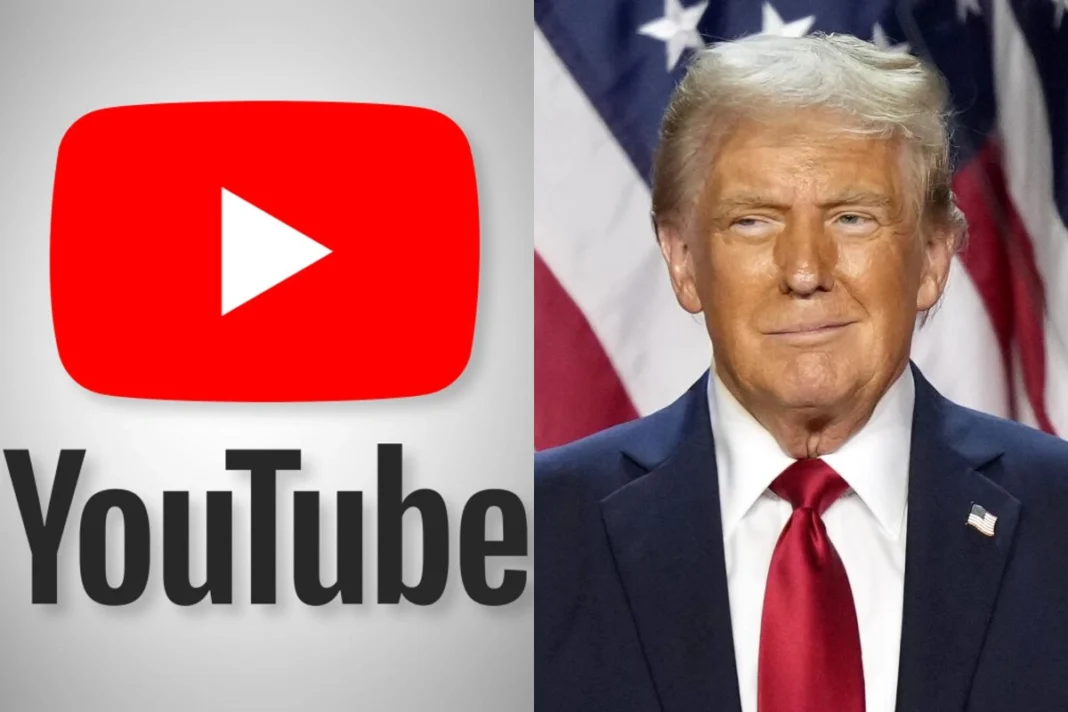 YouTube pagará 24,5 millones de dólares a Trump