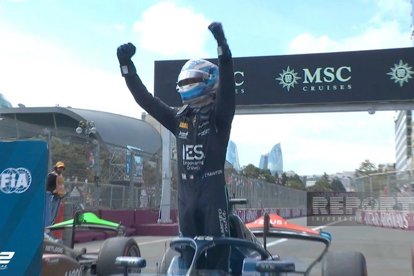 Azerbaiyán F2 Carrera Principal: Jack Crawford gana con DAMS Lucas Oil