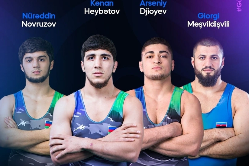 Luchadores azerbaiyanos ganan medallas en el Mundial de Zagreb