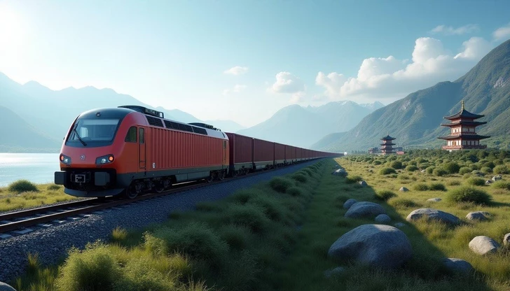 Azerbaiyán planea enviar hasta 1.000 trenes bloque anuales a China