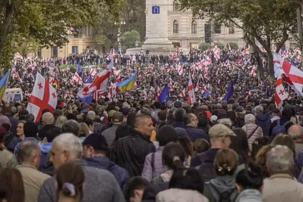 La “Revolución Pacífica” de Tiflis termina con gases lacrimógenos y arrestos