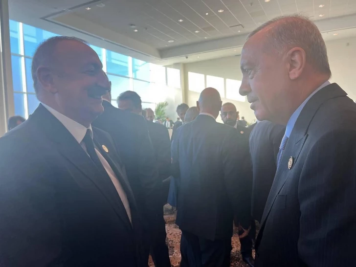 Ilham Aliyev y Recep Tayyip Erdoğan se reunieron durante la “Cumbre por la Paz” en Egipto