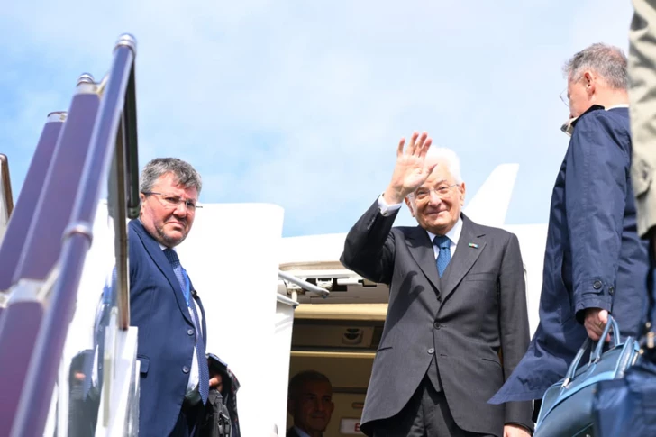 Concluyó la visita oficial del presidente de Italia a Azerbaiyán