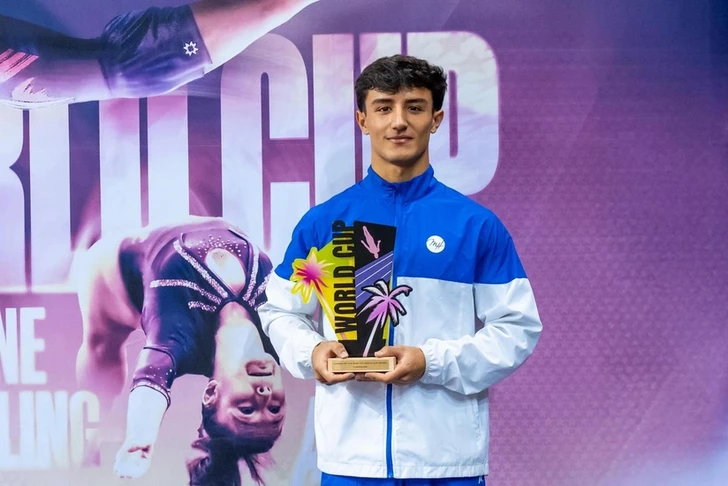 El triunfo de Tofiq Aliyev: el gimnasta azerbaiyano conquista la serie de la Copa del Mundo en tumbling