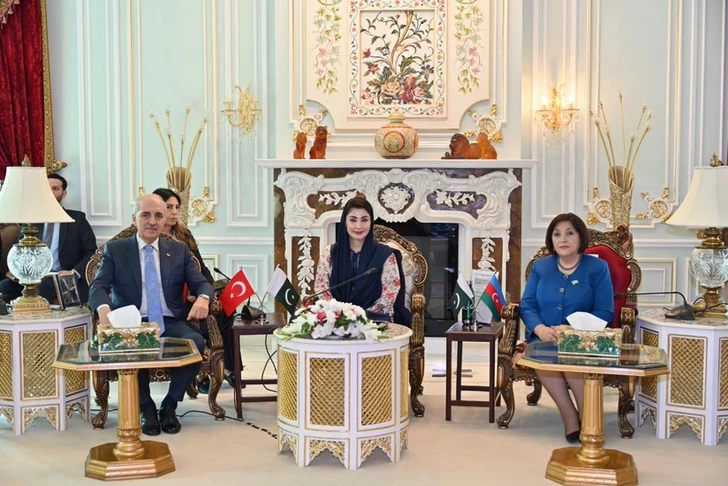 Presidentes de los Parlamentos de Azerbaiyán, Pakistán y Turquía se Reúnen con la Primera Ministra de Punyab