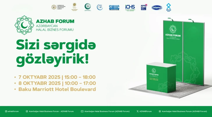 Bakú acogerá la Exposición del Foro Empresarial Halal de Azerbaiyán