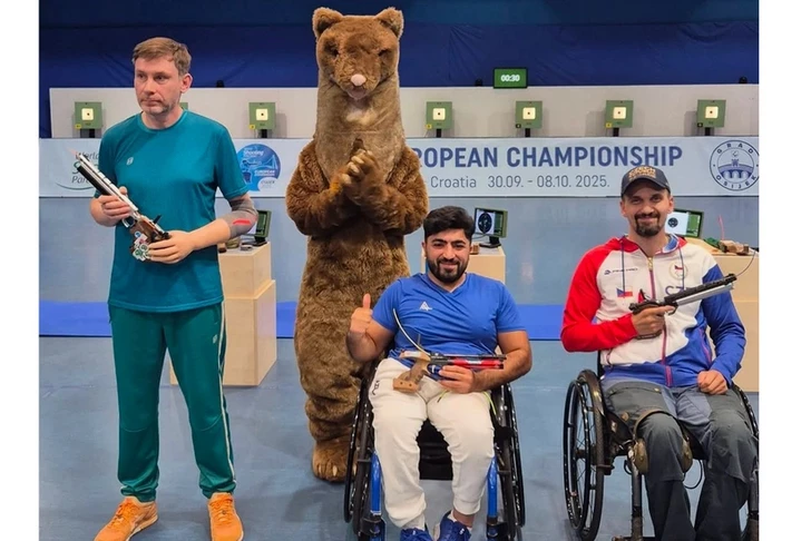 Tirador paralímpico azerbaiyano gana el oro en el Campeonato de Europa en Croacia