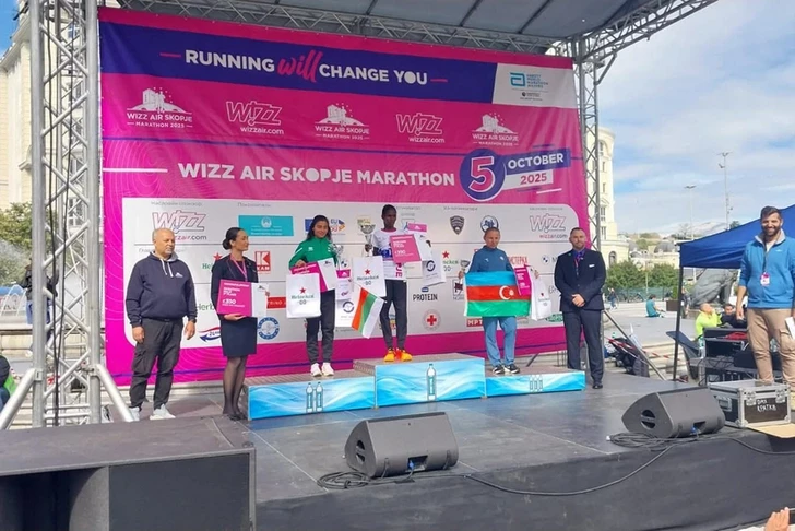 Anna Yusupova gana la medalla de bronce en el Maratón de Skopie